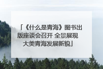 《什么是青海》图书出版座谈会召开 全景展现大美青海发展新貌