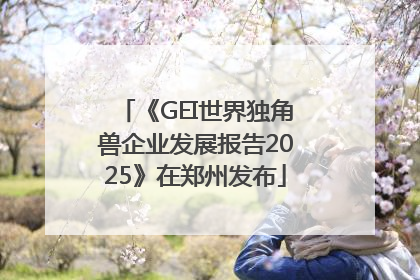 《GEI世界独角兽企业发展报告2025》在郑州发布