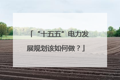 “十五五”电力发展规划该如何做？