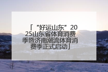 “好运山东”2025山东省体育消费季暨济南潮流体育消费季正式启动