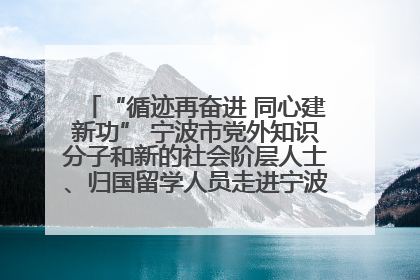 “循迹再奋进 同心建新功” 宁波市党外知识分子和新的社会阶层人士、归国留学人员走进宁波舟山港穿山港区