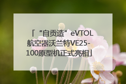 “自贡造”eVTOL航空器沃兰特VE25-100原型机正式亮相
