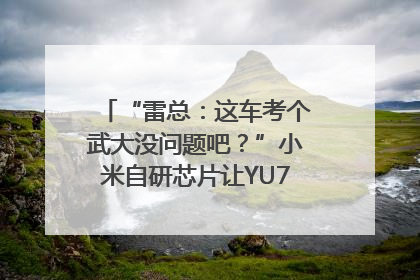 “雷总：这车考个武大没问题吧？”小米自研芯片让YU7会学习｜汽车科技