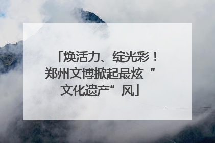 焕活力、绽光彩！郑州文博掀起最炫“文化遗产”风