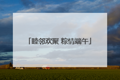 睦邻欢聚 粽情端午