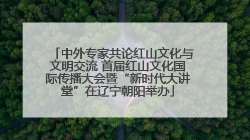 中外专家共论红山文化与文明交流 首届红山文化国际传播大会暨“新时代大讲堂”在辽宁朝阳举办