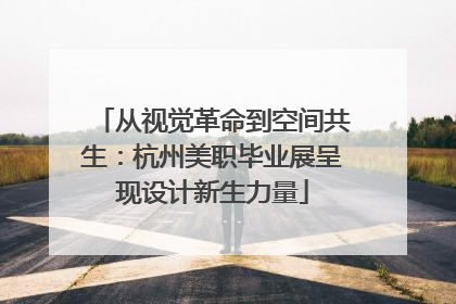 从视觉革命到空间共生：杭州美职毕业展呈现设计新生力量