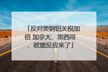 反对美钢铝关税加倍 加拿大、墨西哥、欧盟反应来了