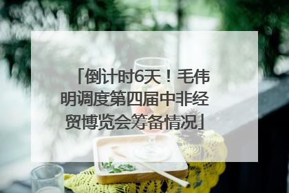 倒计时6天！毛伟明调度第四届中非经贸博览会筹备情况