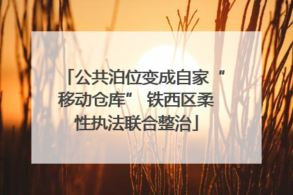 公共泊位变成自家“移动仓库” 铁西区柔性执法联合整治