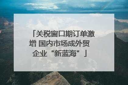关税窗口期订单激增 国内市场成外贸企业“新蓝海”