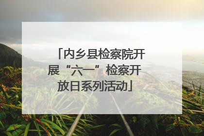 内乡县检察院开展“六一”检察开放日系列活动
