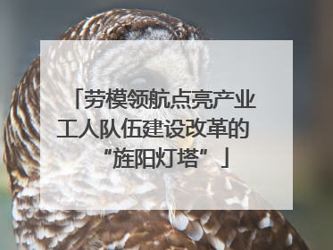 劳模领航点亮产业工人队伍建设改革的“旌阳灯塔”