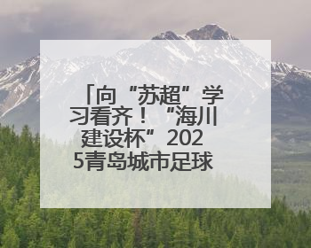 向“苏超”学习看齐！“海川建设杯”2025青岛城市足球联赛开幕