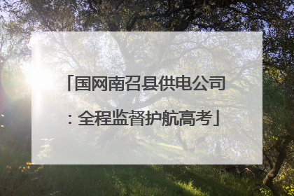 国网南召县供电公司：全程监督护航高考