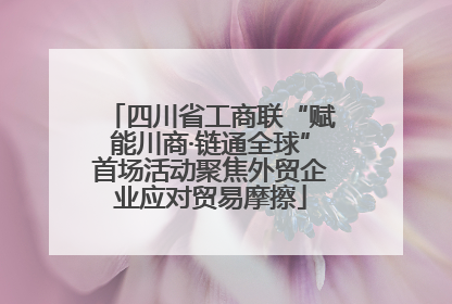 四川省工商联“赋能川商·链通全球”首场活动聚焦外贸企业应对贸易摩擦