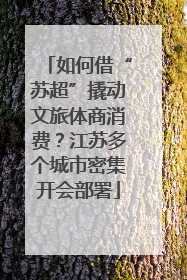 如何借“苏超”撬动文旅体商消费？江苏多个城市密集开会部署