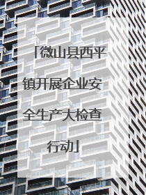 微山县西平镇开展企业安全生产大检查行动