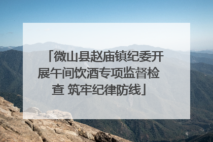 微山县赵庙镇纪委开展午间饮酒专项监督检查 筑牢纪律防线