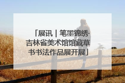 展讯｜笔墨锦绣·吉林省美术馆馆藏草书书法作品展开展