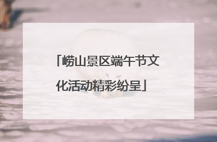 崂山景区端午节文化活动精彩纷呈