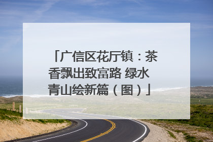 广信区花厅镇：茶香飘出致富路 绿水青山绘新篇（图）