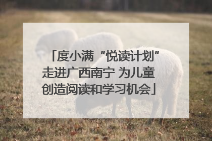 度小满“悦读计划”走进广西南宁 为儿童创造阅读和学习机会