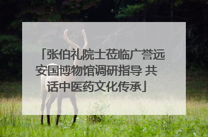 张伯礼院士莅临广誉远安国博物馆调研指导 共话中医药文化传承