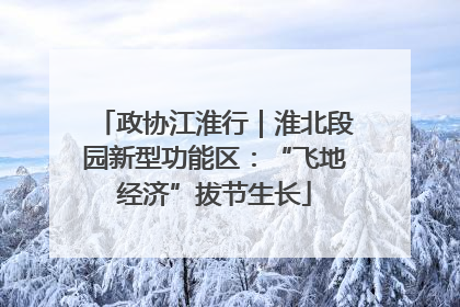 政协江淮行｜淮北段园新型功能区：“飞地经济”拔节生长
