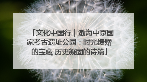 文化中国行｜渤海中京国家考古遗址公园：时光馈赠的宝藏 历史凝固的诗篇