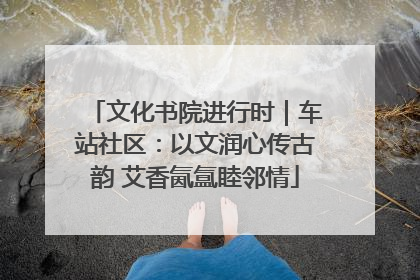文化书院进行时｜车站社区：以文润心传古韵 艾香氤氲睦邻情