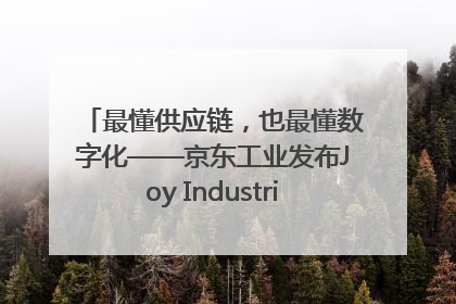 最懂供应链，也最懂数字化——京东工业发布Joy Industrial 重塑工业未来