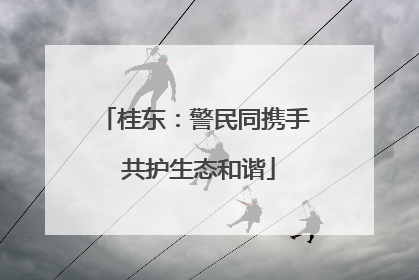 桂东：警民同携手 共护生态和谐
