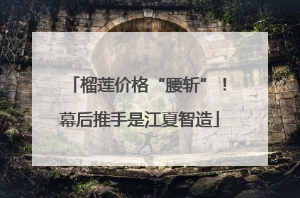 榴莲价格“腰斩”！幕后推手是江夏智造