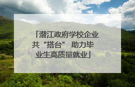 潜江政府学校企业共“搭台” 助力毕业生高质量就业