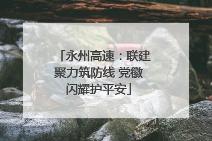 永州高速：联建聚力筑防线 党徽闪耀护平安