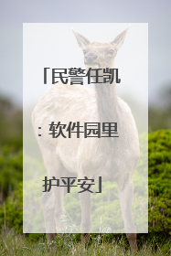 民警任凯：软件园里护平安