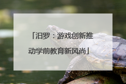 汨罗：游戏创新推动学前教育新风尚