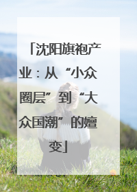 沈阳旗袍产业：从“小众圈层”到“大众国潮”的嬗变