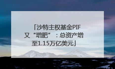 沙特主权基金PIF又“增肥”：总资产增至1.15万亿美元