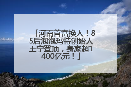 河南首富换人！85后泡泡玛特创始人王宁登顶，身家超1400亿元！