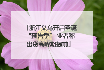 浙江义乌开启圣诞“预售季” 业者称出货高峰期提前