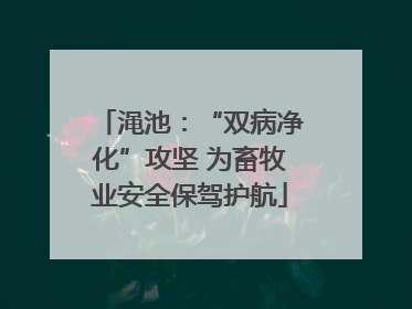 渑池：“双病净化”攻坚 为畜牧业安全保驾护航