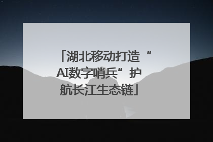 湖北移动打造“AI数字哨兵”护航长江生态链