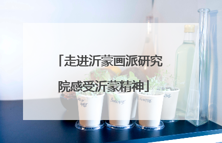 走进沂蒙画派研究院感受沂蒙精神