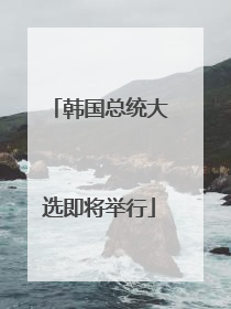韩国总统大选即将举行
