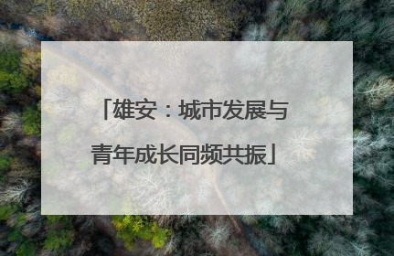 雄安：城市发展与青年成长同频共振