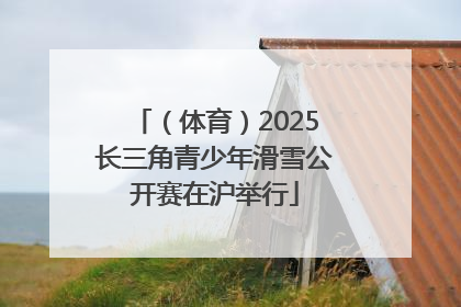 （体育）2025长三角青少年滑雪公开赛在沪举行