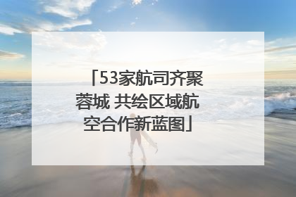 53家航司齐聚蓉城 共绘区域航空合作新蓝图