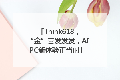 Think618，“金”喜发发发，AIPC新体验正当时